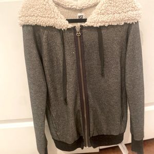 NSF grey marked sip sweatshirt